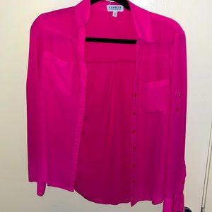 Express PORTOFINO button down blouse